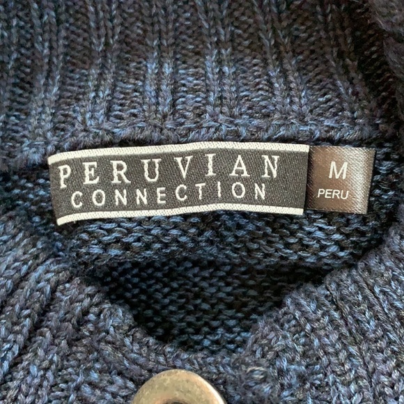 Peruvian Connection Pima Cotton Cardigan M - Picture 8 of 15